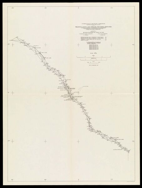 International Boundary Commission United States and Canada Triangulation and precise traverse sketches to accompany the report of the commissioners on the reestablishment of the international boundary from the source of the St. Croix River to the St. Lawrence River Sketch No. 4 Minor Scheme - St. John River