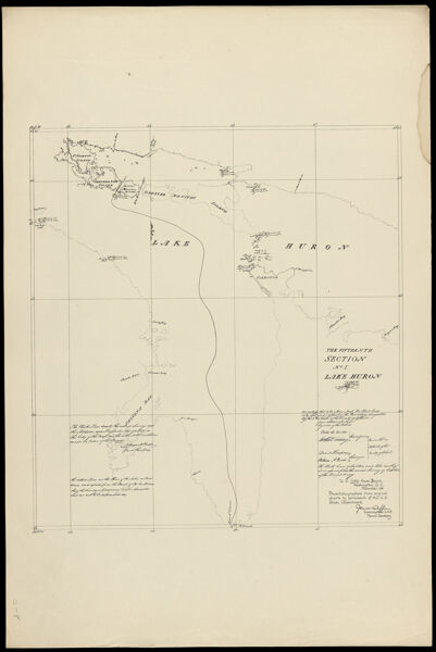 The Fifteenth Section No. 1 Lake Huron 1820 & 21