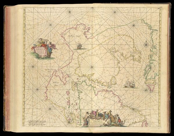 Septemtrionaliora Americae a Groenlandia, per Freta Davidis et Hudson, ad Terram Novam.