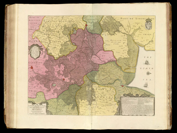 A general Plott and description of the Fennes and surrounded grounds in the Sixe Counties of Norfolke, Suffolke, Cambridge, within the Isle of Ely, Huntington, Northampton and Lincolne etc.