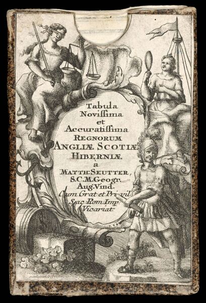 Tabula Novissima et Accuratissima Regnorum Angliae Scotiae Hiberniae à MAtth: Seutter, S.C.M. Geogr. Aug. Vind. Cum grat: et privil: Sac: Rom: Imp: Vicariat.