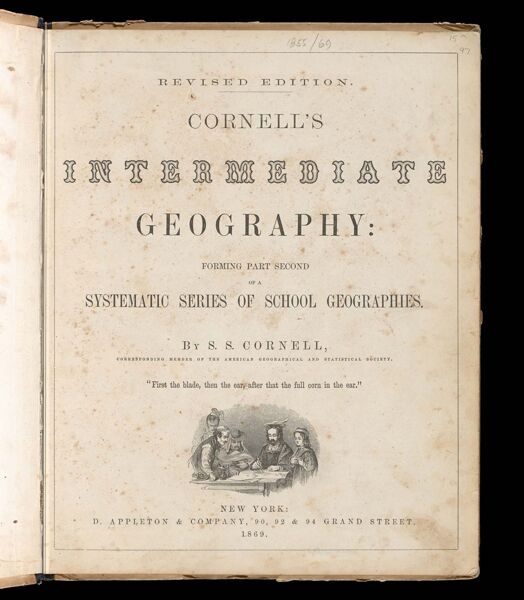 Revised Edition.  Cornell's Intermediate Geography: forming part second of a systematic series of school geographies.