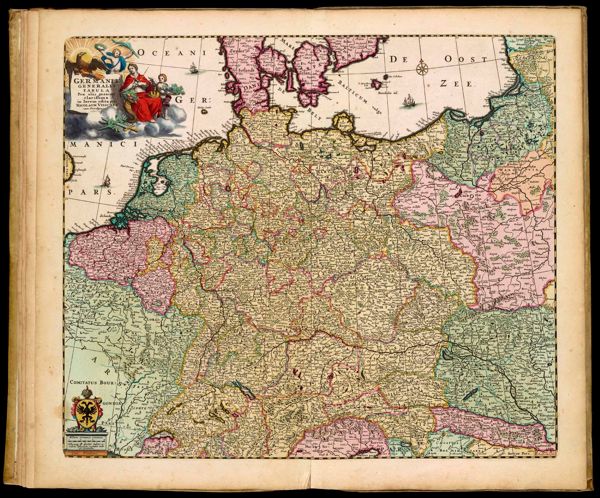 Germaniae Generalis Tabula Prae aliis maxime clarissima in lucem edita per Nicolaum Visscher cum Privilegio