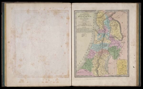 Palestine. or the Holyland, or the Land of Canaan. New York. Drawn and Published by David H. Burr