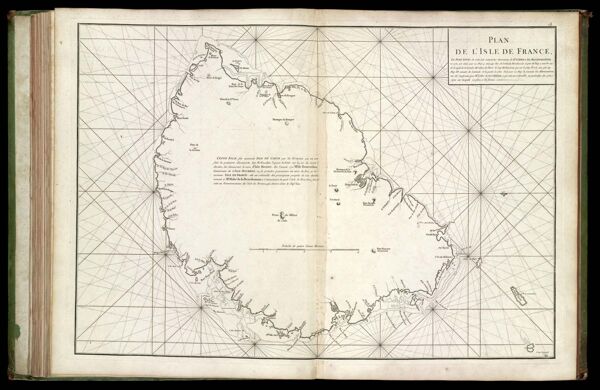 Plan de l'Isle de France, Le Port Louis de Celte Isle suivant les observations de Mr. d'Apres de Mannevillette en 1751...