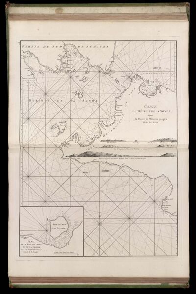 Carte du Detroit de la Sonde depuis la Pointe de Winerou jusqu'a l'Isle du Nord.