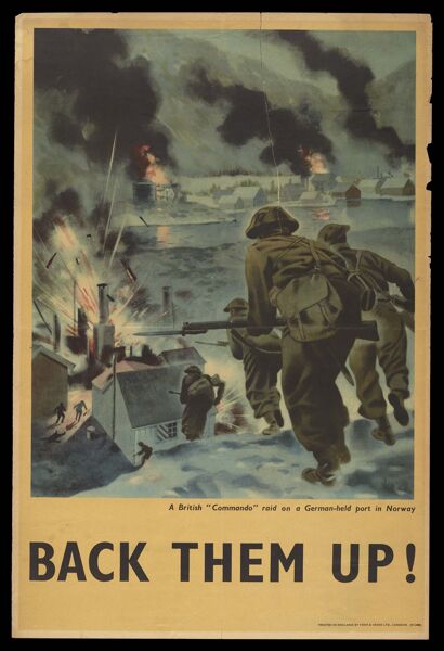 Back Them Up! A British 'Commando' raid on a German-held port in Norway.