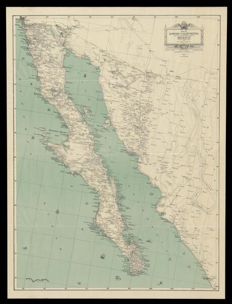 Map of Lower California and the Northwestern States of Mexico : from the best available records