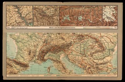 Mittel und Hochgebirgslandschaften