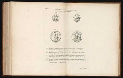 M_dailles tir_es du Cabinet du Roi pour le voyage du Jeune Anacharsis