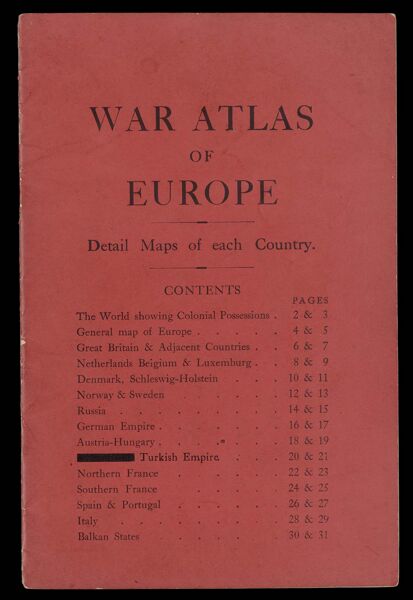 European Section of L.L. Poates & Co.'s Handy Atlas