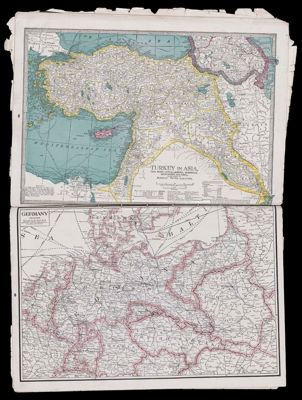 Turkey in Asia, (Asia Minor (Anatolia), Armenia, Kurdistan, Mesopotamia, and Syria,) with part of Russian Trans-Caucasia / Germany