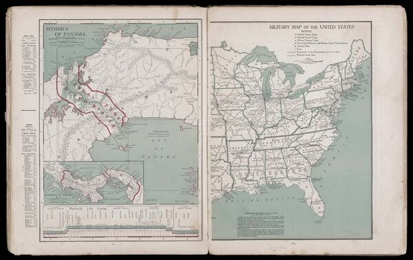 Isthmus of Panama / Military map of the United States