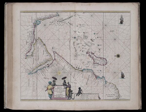 Pascaerte van't Westelycke Deel van Oost indien, van Cabo de Bona Esperanca, tot C. Comorin
