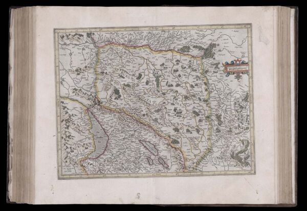 [Untitled map prefaced by previous page's title text: La Havte Bourgoigne, vulgairement la Franche Comt�.]