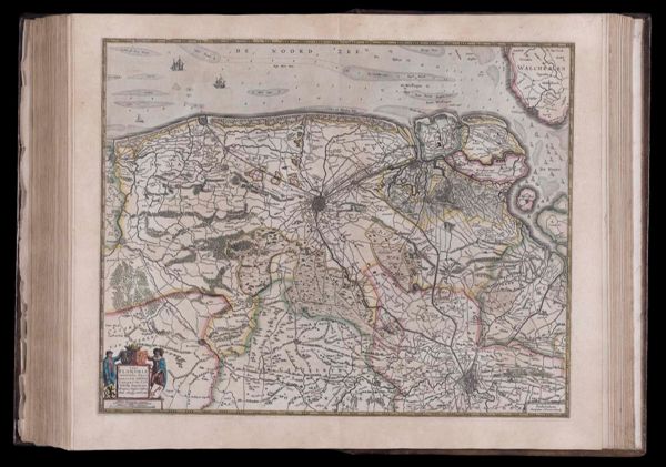 Pars Flandriae orientalis; Franconatum, insulam Cadsant etc. Civitatesque. Gandavum, Brugas, Slusam, Oostendam aliasque. continens.