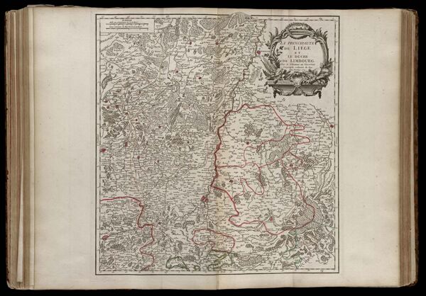 La principauté de Liége et le duché de Limbourg. Par le Sr. Robert de Vaugondy Géographe ordinaire du Roy. Avec privilege 1754.