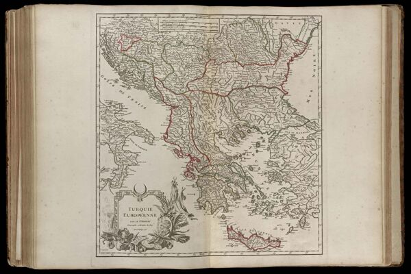 Turquie Européenne Par le Sr. Robert Geographe ordinaire du Roy. Avec privilege. 1755.