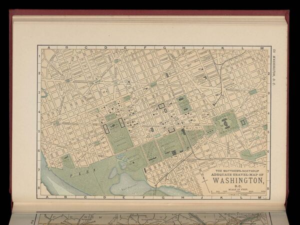 The Matthews-Northrup adequate travel-map of Washington, D.C.