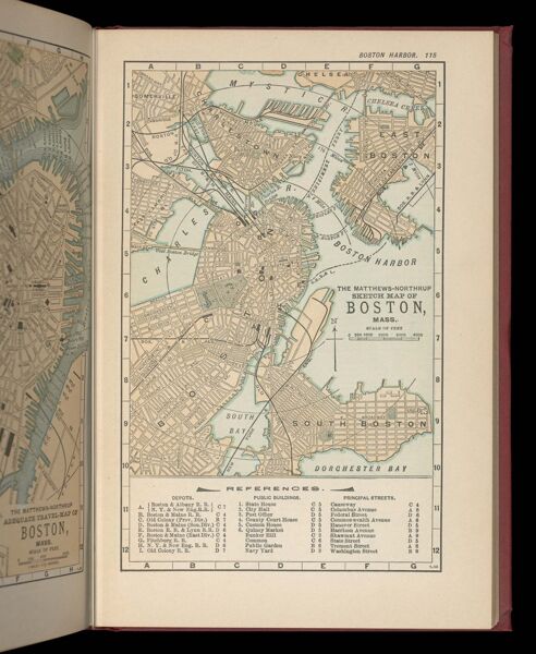 The Matthews-Northrup sketch map of Boston, Mass.