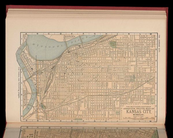 The Matthews-Northrup adequate travel map of Kansas City, Missouri