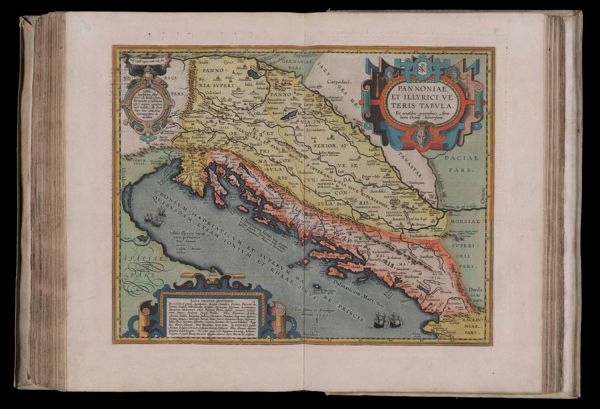 Pannoniae et Illyrici veteris tabula.