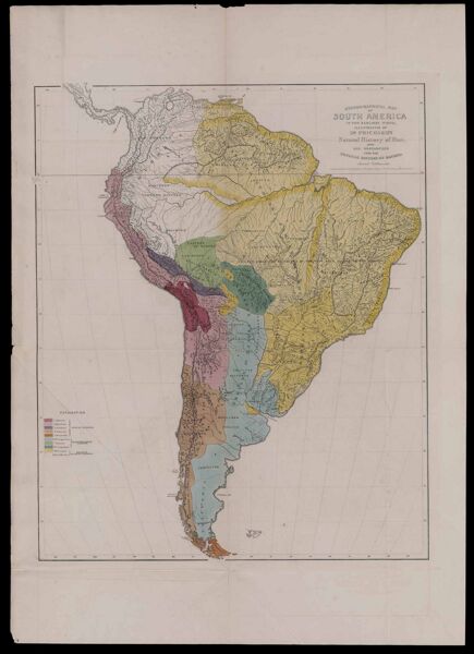 Ethnographical Map of South America in the earliest times, illustrative of Dr. Prichard's Natural History of Man and his Researches into the Physical History of Mankind (from Ethnographical Maps Illustrative of 