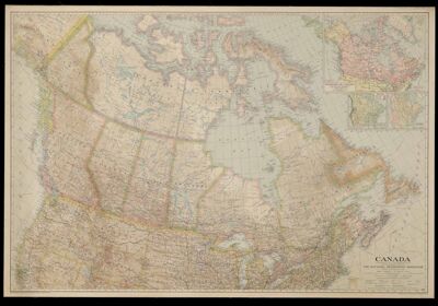 Canada compiled and drawn in the cartographic section of the National Geographic Society
