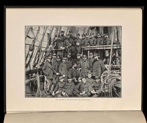 The Officers of the Relief Ship and the Survivors.