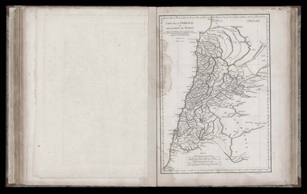 Carte de la Phoeniche et des evirons de Damas