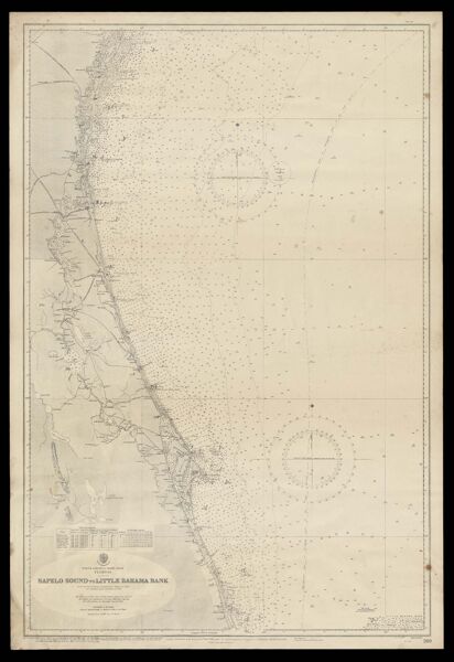 North America. East Coast. Florida. Sapelo Sound to Little Bahama Bank. From the United States Government Charts of 1884, with additions and corrections to 1933.