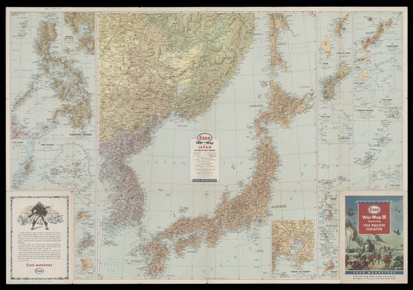 Esso war map III featuring the Pacific Theater : a third war map