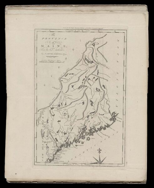The Province of Maine, From the best Authorities by Samuel Lewis, 1794. W. Barker sculp.