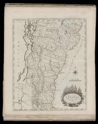 Vermont From actual Survey Delineated & Engraved by Amos Doolittle N. H.