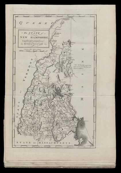 The State of New Hampshire. Compiled chiefly from Actual Surveys. By Samuel Lewis, 1794.