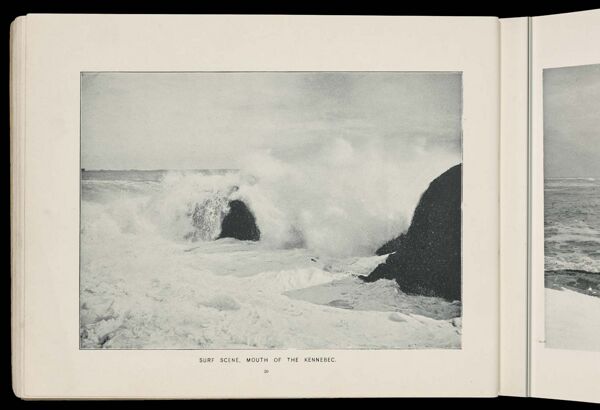 Surf scene, mouth of the Kennebec.