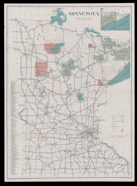 Minnesota, a state guide. Compiled and written by the Federal Writers' Project of the Works Progress Administration
