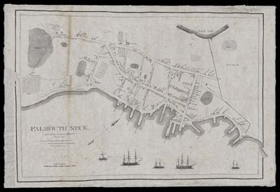 Falmouth Neck, As it was when destroyed by Mowett, Oct. 18, 1775.