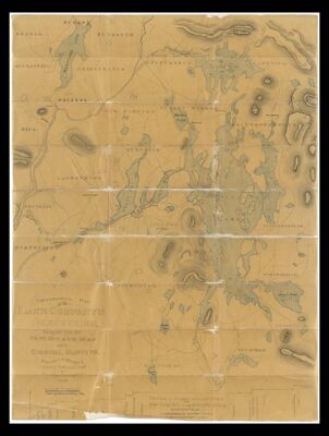 Topographical map of the Lake Company's Reservoirs compiled from the N.H. state map and original surveys made under the supervision of James Bell by J.H. Wilds, civil engineer
