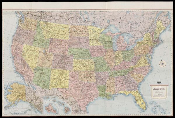 Centennial map of the United States of America