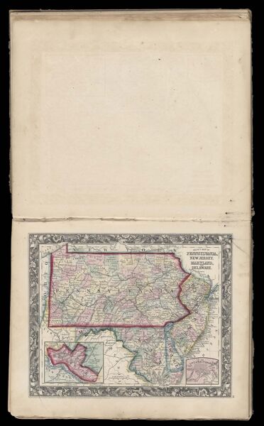 Pennsylvania, New Jersey, Maryland, and Delaware. / Vicinity of Philadelphia. / Vicinity of Baltimore.