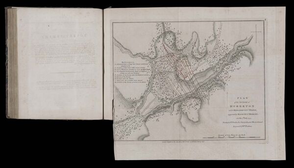 Plan of the Action at Huberton under Brigadier Genl. Frazer, supported by Major Genl. Reidesel, on the 7th July 1777. Drawn by P. Gerlach Deputy Quarter Master General. Engraved by Wm. Faden.