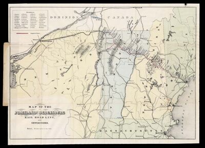 The Portland and Ogdensburg Railroad Line, Eastern division. Vermont division : the resources, population, wealth, business, manufacturing capabilities, and tourist attractions of the country tributary thereto : also, its relation to the territory and commerce of the Great Lakes