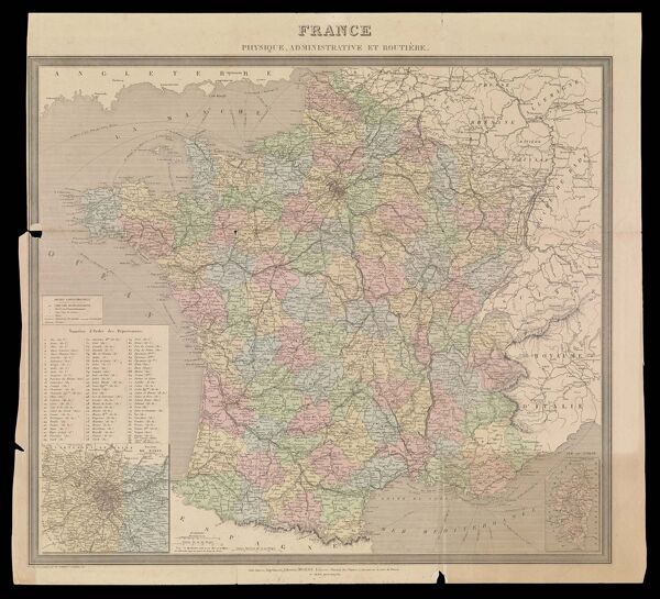 France Physique, Administrative et Routiere