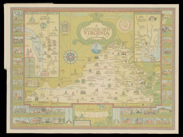 A Historical Map of Virginia