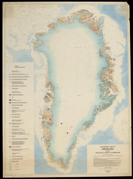 Quaternary map of Greenland