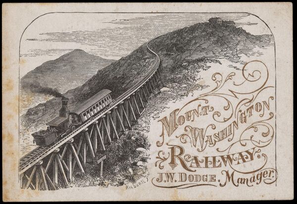 Mt. Washington Railway. Summer Arrangement, 1871