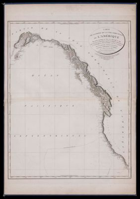 Carte de la Partie de la Côte Nord-Ouest de L'Amérique...