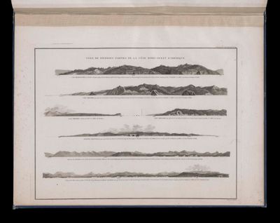 Vues de diverses parties de la Côte Nord-Ouest D'Amèrique...Cap Mendocino...Cap Orford...Cap Gregory...Pointe Grenville...Détroit de Juan de Fuca...Cap Flattery...