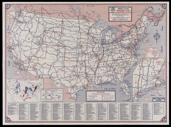 Richfield U.S. defense map and Western Hemisphere strategic bases